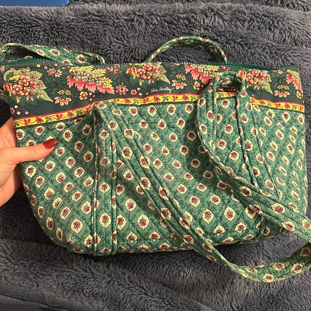 Green Vera Bradley purse